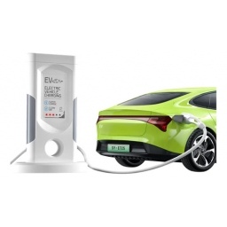 Juguete Auto Electrico Blanco Double E + Control Y Estacion