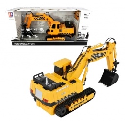 Juguete Auto Excavador Double E 120 Control Ideal Para Nios