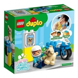 Juguete De Construccion Lego Duplo Motocicleta Policia