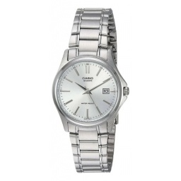 Reloj Mujer Pulsera Dama Acero Plateado Esfera Blanca
