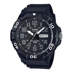 Reloj Casio Mrw 210 Numeros Plata Caratula Grande 55mm 100m