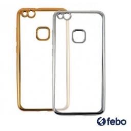 Protector Tpu Borde Color Platinado Huawei P10 Lite