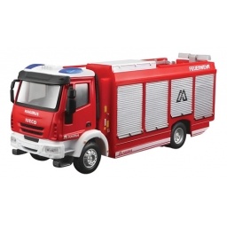 Burago Vehiculo Emergencia Feuerwehr Coleccion Escala Rojo