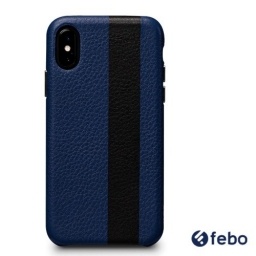 Funda Protector Estuche Cuero iPhone X Y Xs Sena Azul