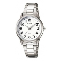 Reloj Pulsera Casio Mujer Analogico Clasico Ltp-1303d-7b Color Plateado