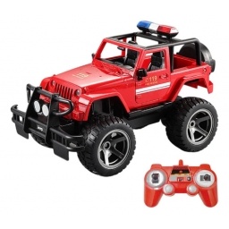Juguete Jeep De Rescate Bombero Double E Control Remoto