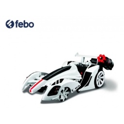 Auto Color Blanco Transformers Control Remoto